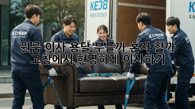 원룸 이사, 용달 부를까? 혼자 할까? 고창에서 현명하게 이사하기